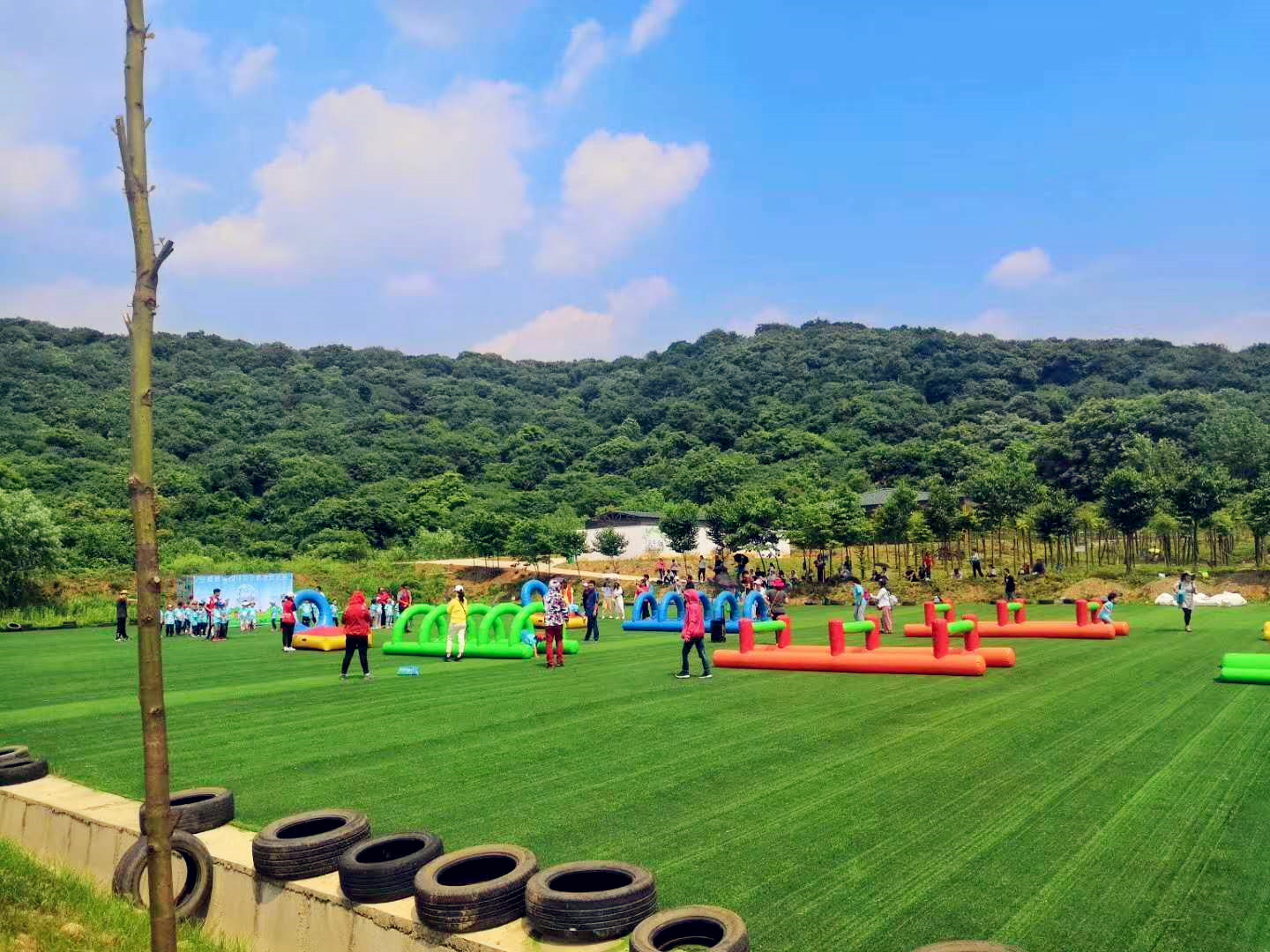 武汉乐农湖畔生态园员工户外拓展