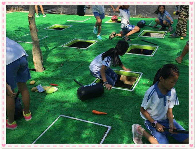 武汉乐农湖畔生态园真人打地鼠